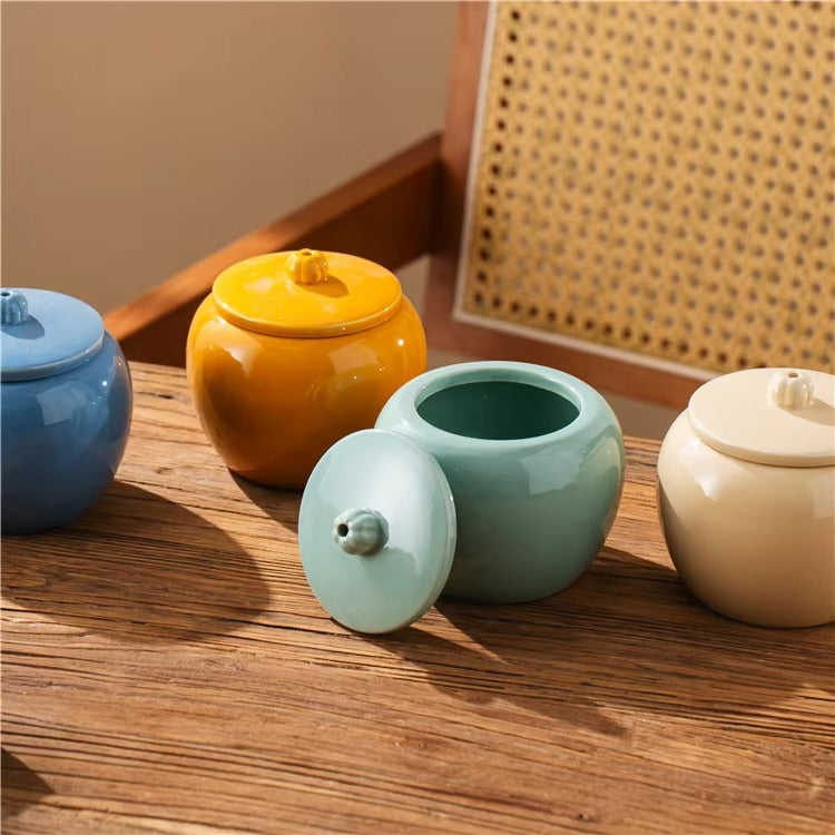 Wholesale Modern Home Decoration Candle Holder Sell Shape Nordic Ceramic Candle Jars