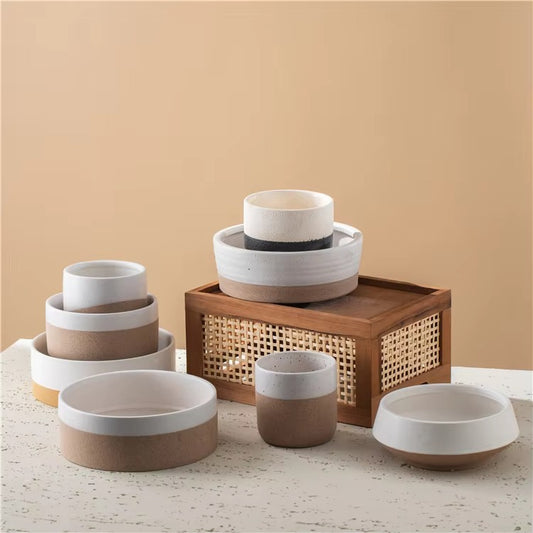 Nordic Home Decoration Handmade Candle Cup Christmas Gift Matte Ceramic Candle Jars for Candles Making No reviews yet