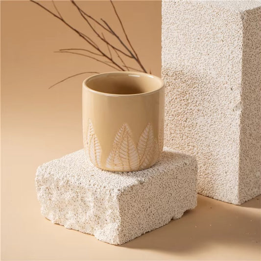 Unique Design Elegant Wedding Decoration Candle Vessel Creative Ceramic Empty Candle Jars in Bulk